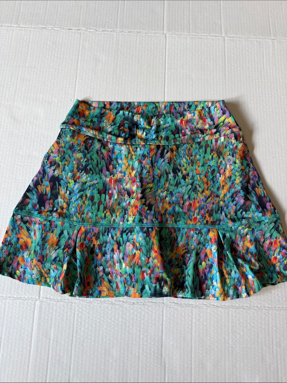 Dona Jo Jojo Active Skort Skirt Size 1.5 (M) Multicolor Abstract